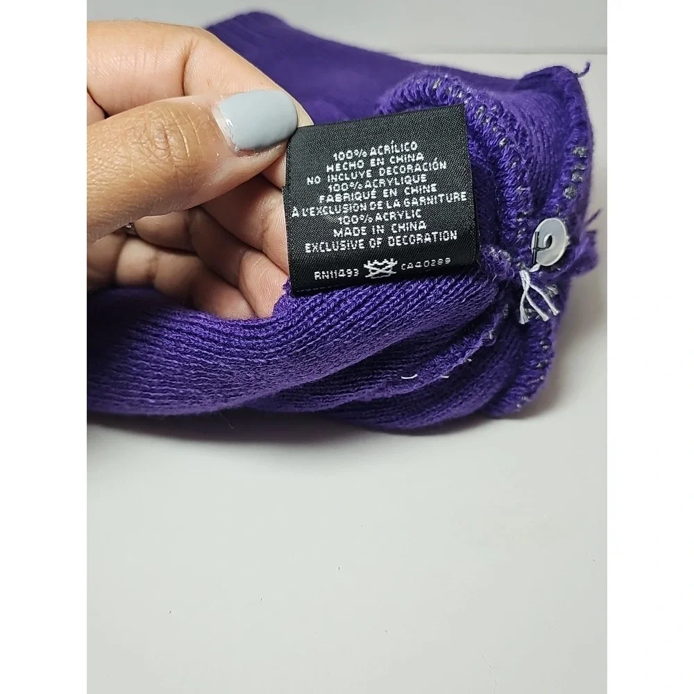 MINNESOTA VIKINGS KNIT POM‎ POM STYLE CUFF STOCKING HAT CAP BEANIE - Picture 9 of 9